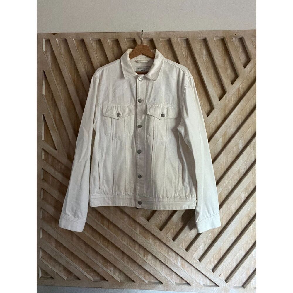 Officine Generale White Denim Jacket